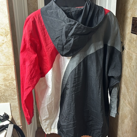 Vintage 90s Nike Air Jordan Hare VIII 8 Windbreaker Jacket - Picture 2 of 3